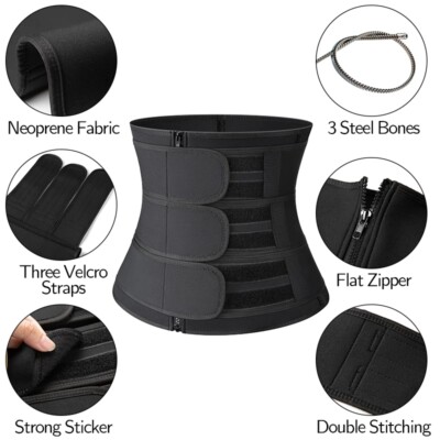 Mens Waist Trainer Corsets Sweat Belt Sauna Workout Trimmer for Weight Loss Slimming Body Shaper Modeling Strap Compression Faja Buy cheaply on