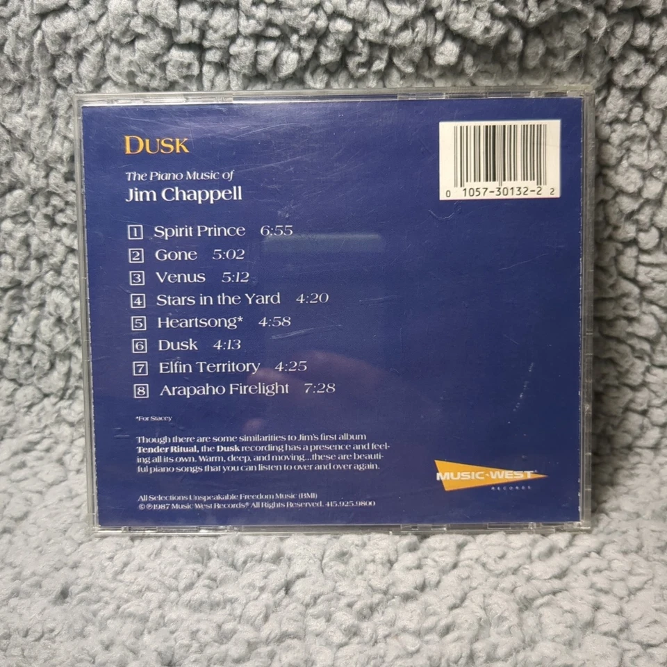 Dusk CD Audio Music The Piano Music Of Jim Chappell 1987 Album Foto 2 de 4