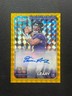 2024 Topps Chrome Auto Rc Devin Leary Yellow Refractor 74/75 RA-DLE