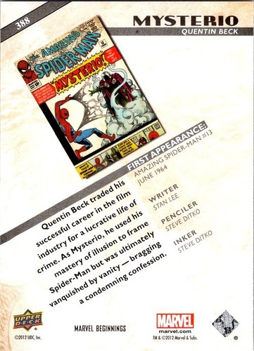 2012 Upper Deck Marvel Beginnings III - PICK / CHOOSE YOUR CARDS - Picture 55 of 355