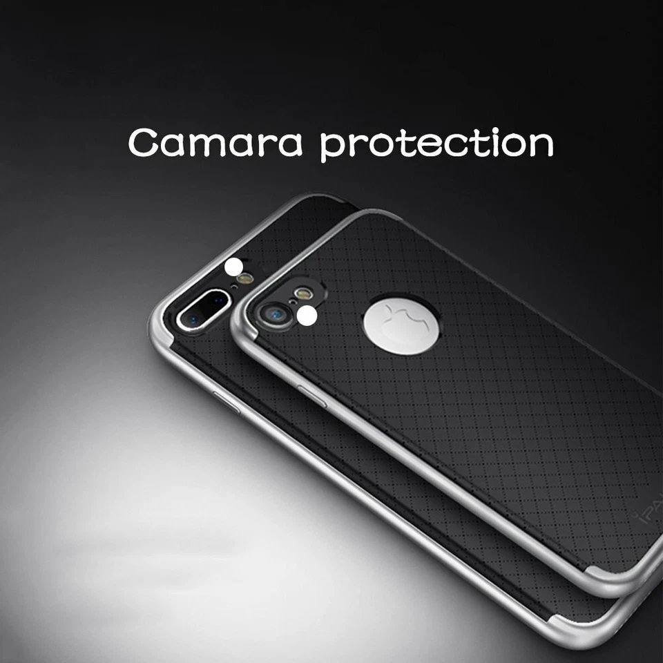 iPhone 7, 7 Plus Case, Original iPaky Hybrid TPU Flexible cover Hybrid Bumper - Image 3 of 4