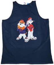 Men's bugs bunny Taz 90s | tank Top T-Shirt Stringer -print cotton Muscle shirt