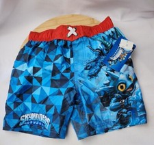 Skylanders Activision Boy's Swim Trunks size XS 3-4 New With Tags UV 50