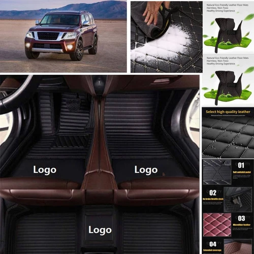 For Acura RL/RLX Car Floor Mats Luxury Custom PU Waterproof Auto Carpets Liners - Picture 4 of 30