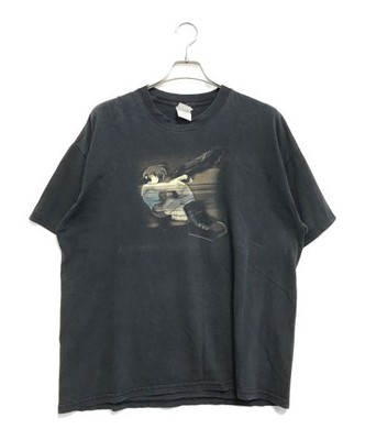 00s GILDAN NOIR T-Shirt Anime T-shirt Tee Cotton Black Size:XL 