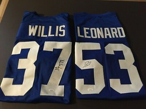 darius leonard autographed jersey