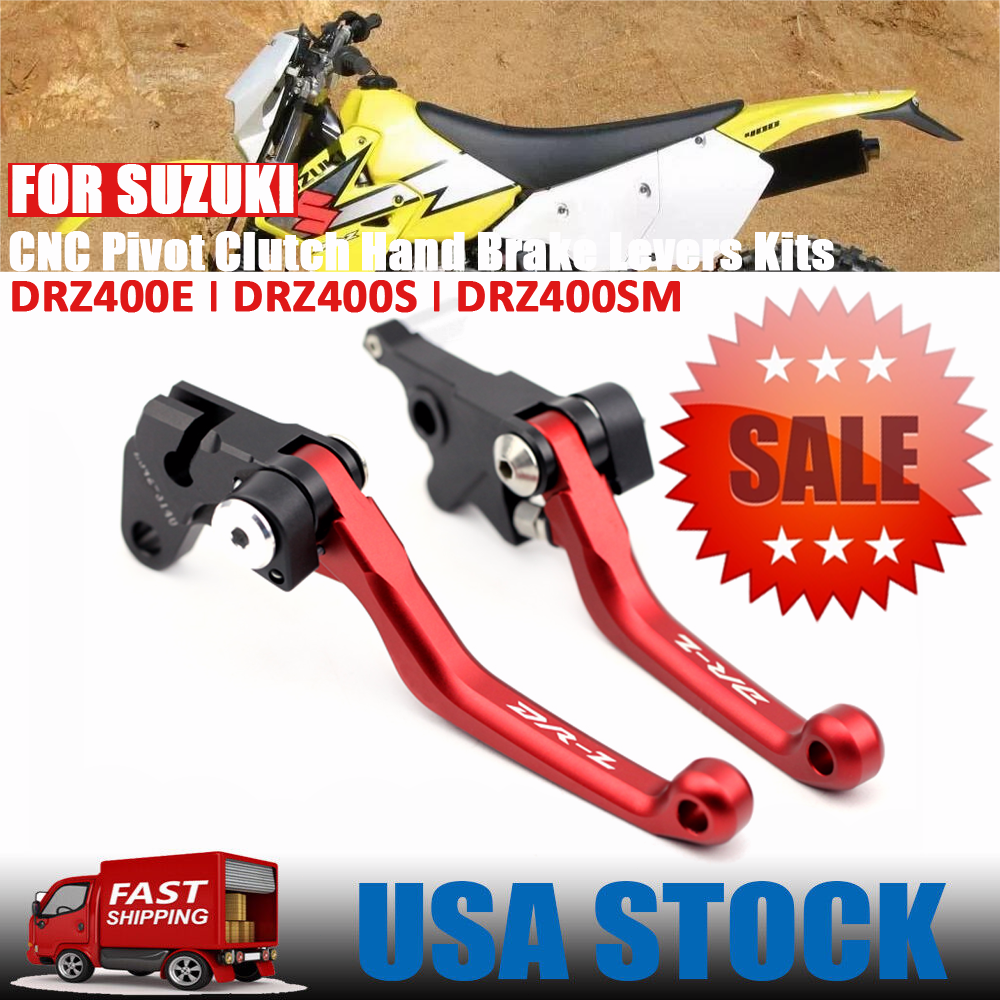 Brems- & Kupplungshebel Für Suzuki RM125, RM250, DRZ400 – Fronthebel-Set, Neu Mit Garantie