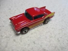 HOT WHEELS REDLINE 57 CHEVY RED MINTY RARE CAR 1976