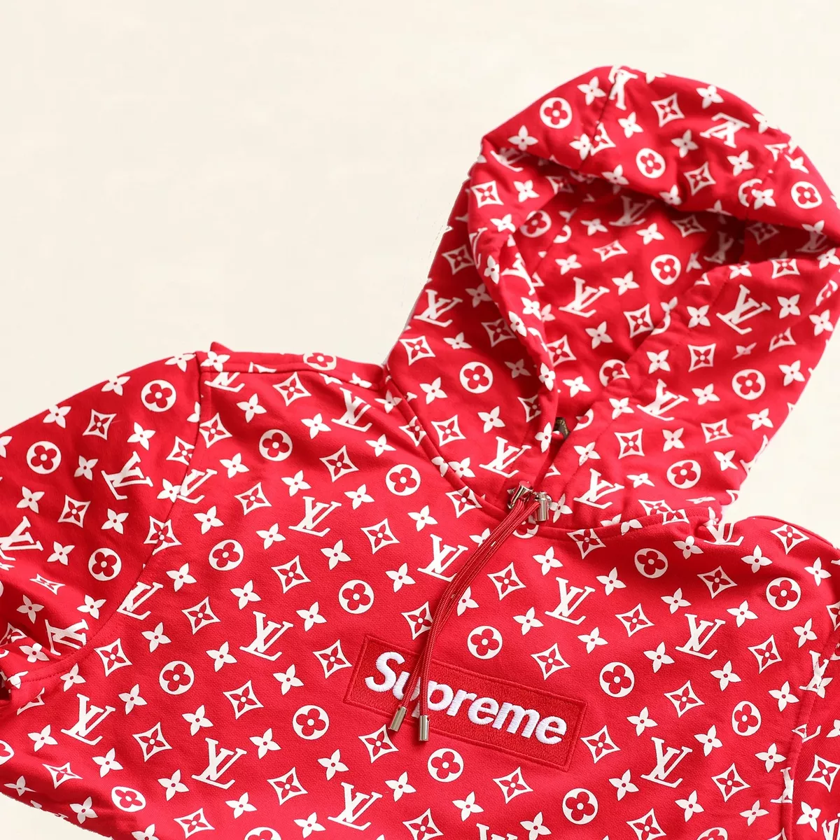 Buy Supreme Louis Vuitton SUPREME LOUISVUITTON Size: L LV Box Logo Hooded  Sweatshirt Monogram box logo pullover hoodie from Japan - Buy authentic  Plus exclusive items from Japan