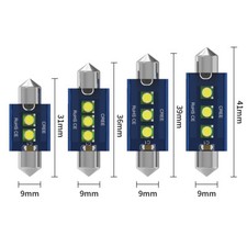 10x 31mm36mm39mm41mm Canbus Led White Festoon Cree Smd Light Bulbs Error Free