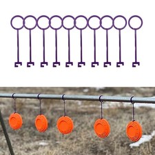 Porte-cibles en argile, 10 pièces, support de cible de tir, cintre pour