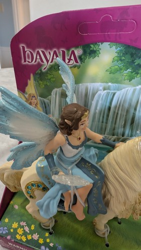 Schleich Bayala Fairy Eyela Riding On Golden Unicorn Figure 42508 new box damage - Picture 3 of 5
