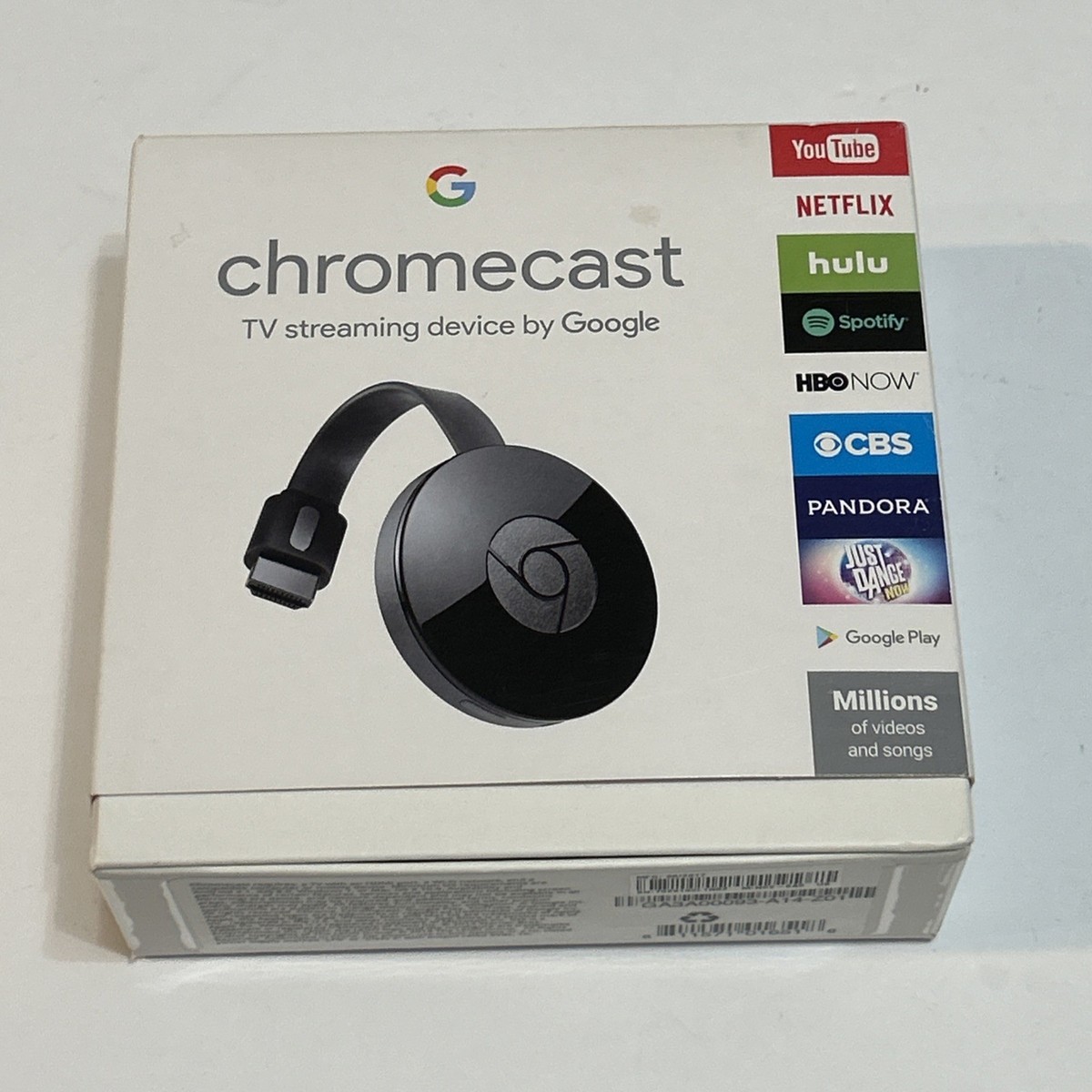 Google Chromecast (2nd Generation) HD Media Streamer - Black