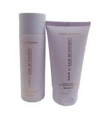 Image of Hair by Sam McKnight Mini Light Nourish Conditioner & Light Cleanse Shampoo New
