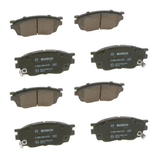 2 BremsbelagsäTze Scheibenbremsen 17 Mm Bosch Passend FüR U.A. Mazda 6-image