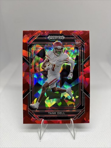 2023 Panini Prizm Tank Dell Draft Picks Rookie Red Cracked Ice #148 RC - Picture 1 of 2