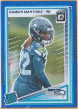 DAMIEN MARTINEZ 2025 DONRUSS OPTIC BLUE GLITTER RATED ROOKIE RC SB CHAMPS!!