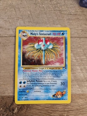 Misty's Tentacruel Holo Rare Gym Heroes 10/132 Unlimited