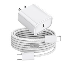20W USB C Fast Wall Charger for Airpods Pro 3rd/2nd,AirPods 4/Max 2 2026 ,iP...
