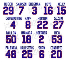 Chicago Cubs STICKER DECAL 2026 Bregman Busch Swanson Happ Boyd Conforto