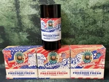 DR Squatch Freedom Fresh Soap & Deodorant Banner Set Organic 🇺🇸 