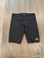Mens Speedo Endurance Black Jammers Compression Shorts swimsuit 32
