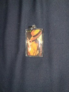 1994 THE MASK KEY CHAIN JIM CARREY From Zero To Hero movie keychain vtg promo