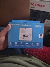 AT T 1740 Digital Answering System With Time and Day Stamp - White