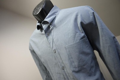 John Varvatos USA Dress Shirt Plaid Long Sleeve Button Up Mens Sz Large