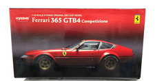Brand New Kyosho Ferrari 365 GTB4 Competizione 1/18 Red Diecast Model