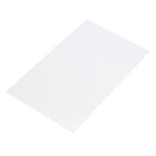 White ABS Plastic Sheet 10 x 8 x 0.04 Inch for DIY Crafts