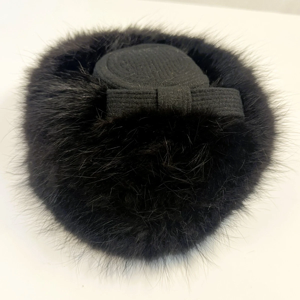 Vintage Womens Black Real Fur Veloured Bowler Hat With Bow Size Medium 50s/60s Fur Black 1960s Vintage Hats for Women for sale | eBay main image 2