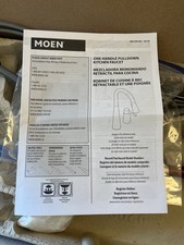 MOEN One Handle Pull-down Kitchen Faucet, Used, Good condition