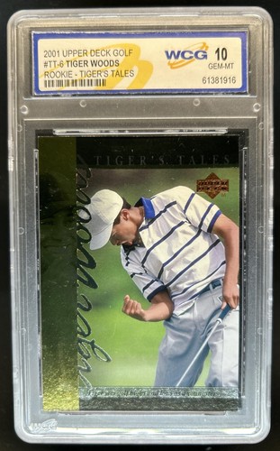 2001 Upper Deck Tiger Woods Tiger\'s Tales RC #TT6 WCG 10 Rookie (16)