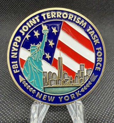 FBI NYPD Joint Terrorism Task Force Extraterritorial Africa Challenge Coin