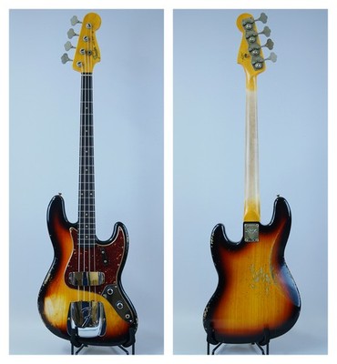 Fender Custom Shop 1961 Jazz Bass Heavy Relic (Super Faded 3-Tone