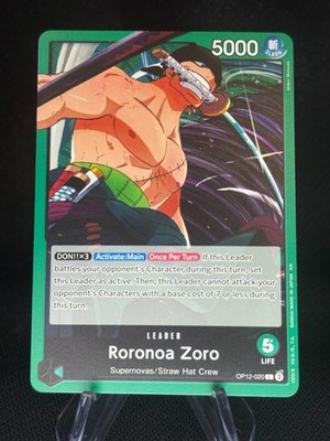 Roronoa Zoro (Leader) OP12-020 Legacy of the Master Regular NM-ENG