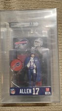 McFarlane NFL Legacy Series  Josh Allen Buffalo Bills  White Jersey graded 8.5
