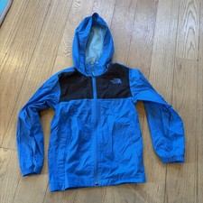The North Face Youth S 7/8 DryVent Hooded Rain Jacket Blue waterproof