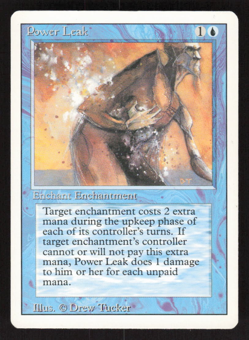 1994 Power Leak Revised Edition MTG