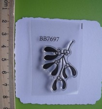Mistletoe Sprig Silhouette #2 - Cling Stamp - compatible with lavinia