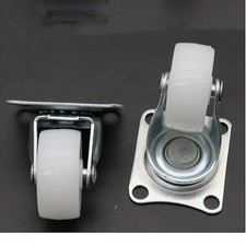 Ruote universali 4 pezzi 1 ruota ruota ruota a rullo bianca per carrello mobili