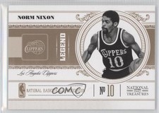 2010-11 Playoff National Treasures Legend 22/99 Norm Nixon #117 0o9