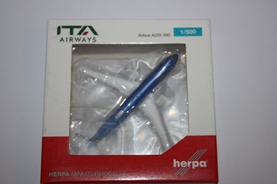 ITA Airways Airbus A220-300 EI-HHM scale 1/500 Herpa Wings  no. 537582