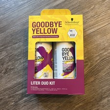 Schwarzkopf Good Bye Yellow Neutralizing Bonding Wash Shampoo 33.8 oz-2 Pack
