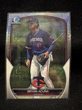 2023 Bowman Chrome - Prospects Bryan Acuna #BCP-193 Mojo Refractor (RC)