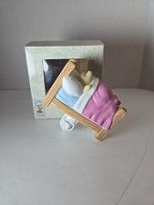 Disney Classic Winnie the Pooh Ceramic Plug-In Night Light, Pooh In Bed Going Zz