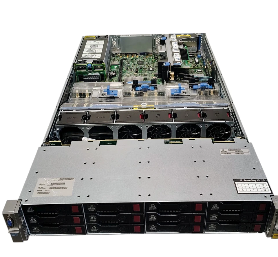 HP ProLiant DL380P Gen8 Server 1 XEON E5-2620 All Caddies Included No HDD No Ram - Image 4 of 4