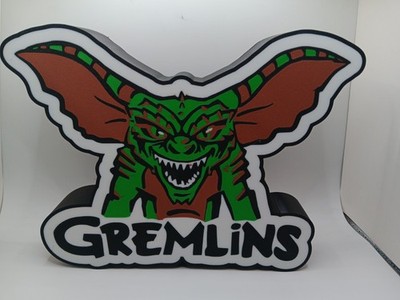 Retro Gremlins Stripe lightbox sign light box for gremlins collection display