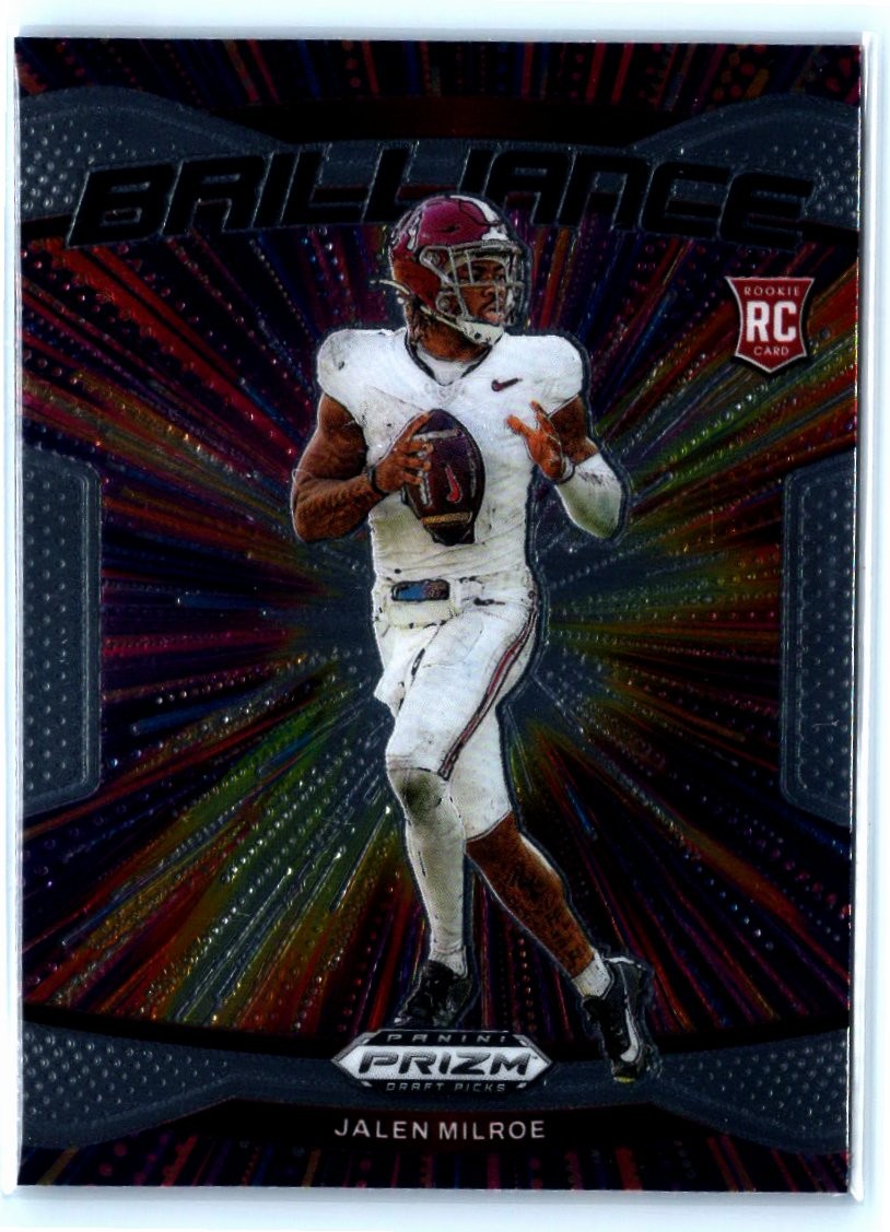 2025 Panini Prizm Draft Picks #9 Jalen Milroe Brilliance RC